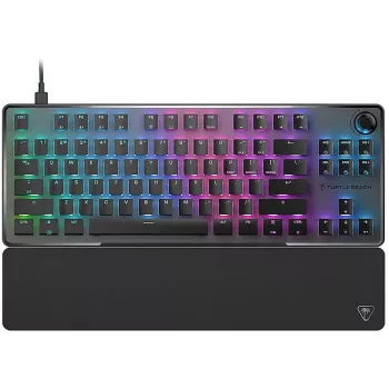 Turtle Beach Vulcan II TKL Pro Mechanische Gaming-Tastatur, Schwarz, Lineare Switches, US-Layout