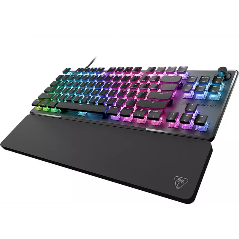 Turtle Beach Vulcan II TKL Pro Mechanische Gaming-Tastatur, Schwarz, Lineare Switches, US-Layout