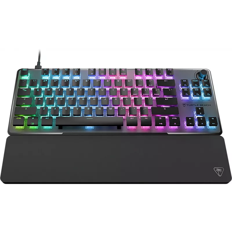 Turtle Beach Vulcan II TKL Pro Mechanische Gaming-Tastatur, Schwarz, Lineare Switches, US-Layout