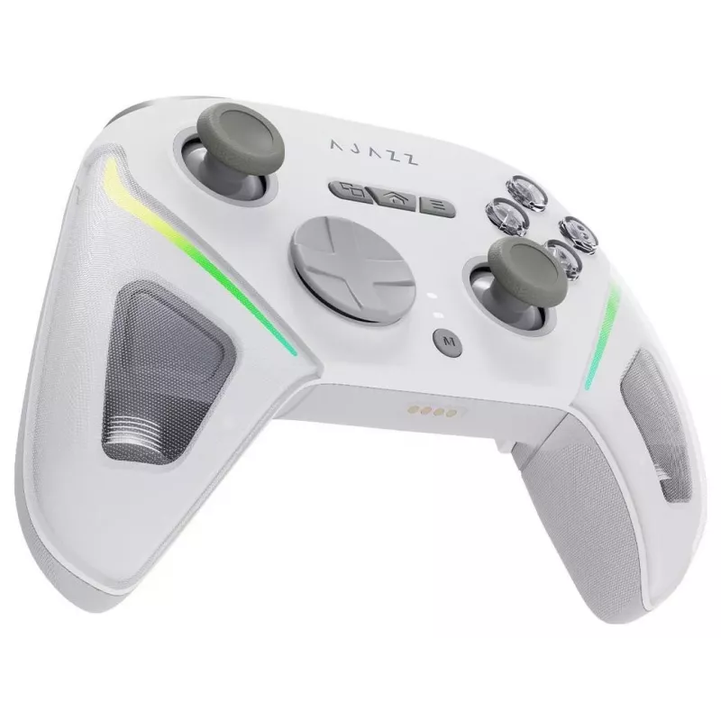 AJAZZ GP100-W Tri-Mode Wireless RGB Gamepad für Switch, PC, iOS & Android – Weiß