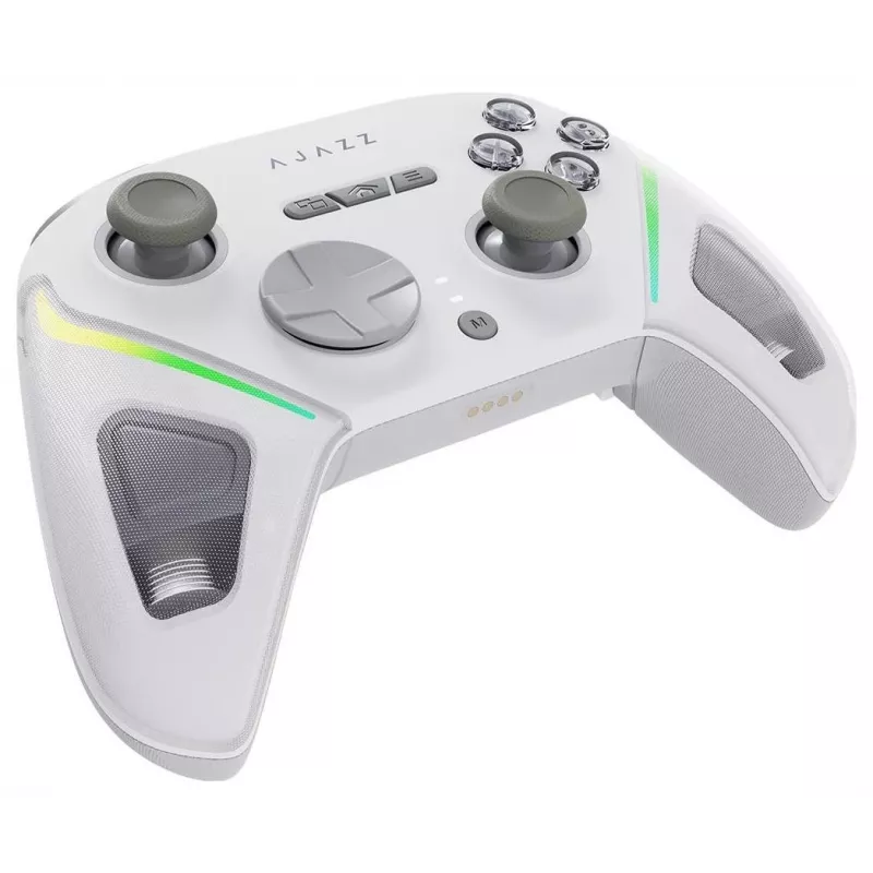AJAZZ GP100-W Tri-Mode Wireless RGB Gamepad für Switch, PC, iOS & Android – Weiß