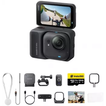 Insta360 GO Ultra Cycling Bundle Actionkamera, Schwarz (CINSABEA-GOULTRA-CYCLE-BLK)