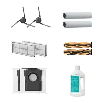 MOVA Z60 Ultra Roller Zubehörset - Hauptbürste, 4 Seitenbürsten, 2 HEPA-Filter, 2 Wischpads, Reinigungswerkzeug