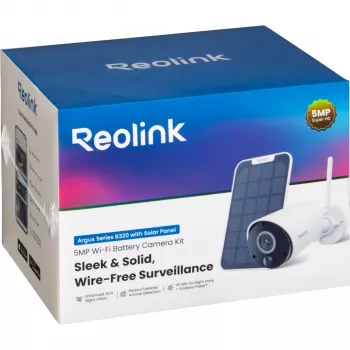 Reolink Argus Eco B320 5MP kabellose Überwachungskamera mit Solarpanel