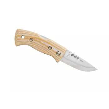 Helle Berget Knife, Beige Canvas Micarta, 12C27