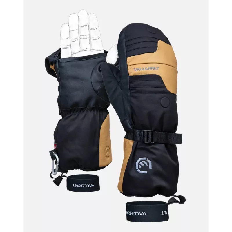 Vallerret 26SNJ-BK-M Fotografie-Handschuh Medium Schwarz