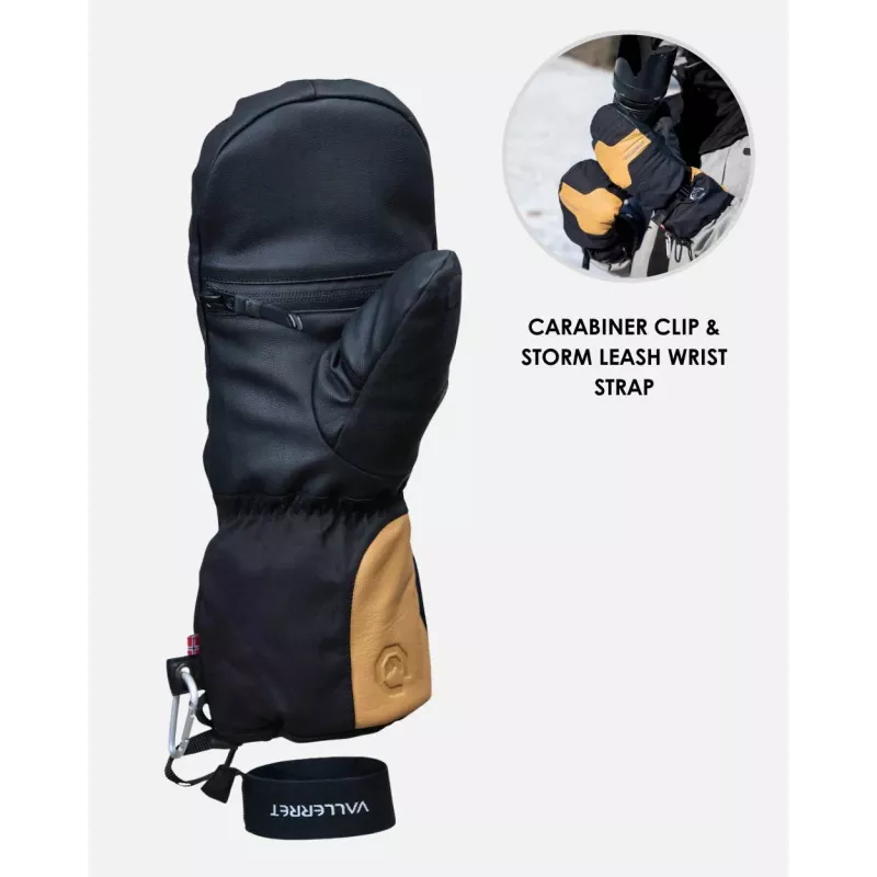 Vallerret 26SNJ-BK-M Fotografie-Handschuh Medium Schwarz