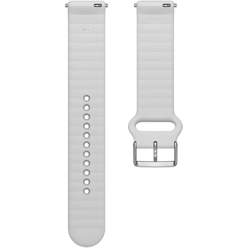 Polar Ignite 3 Silikonarmband 20 mm S-L, Weiß