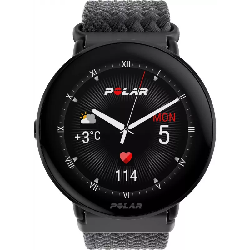 Polar Ignite 3 S-L, Schwarz/Schwarz geflochten (900111828)