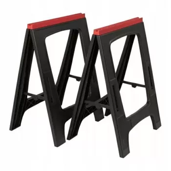 Keter Werkstatt-Sägebock-Set, 2 Stk., 57,8 x 10,2 x 79,2 cm