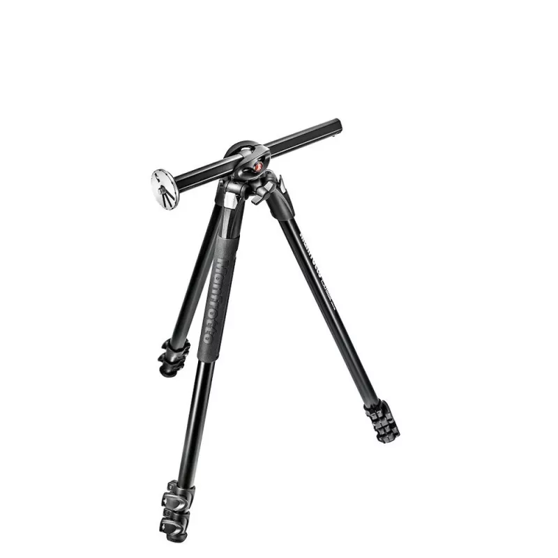 Manfrotto 290 Dual Aluminium Stativ mit 3-Wege-Neiger, 3-fach ausziehbar MK290DUA3-3W