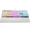 Turtle Beach Vulcan II Mechanische Gaming-Tastatur, Arktisch Weiß, Lineare optische Schalter, US-Layout