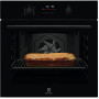 Electrolux LOF6P16Z Einbau-Elektrobackofen, 71 L, Pyrolyse-Selbstreinigung, SoftClosing, Schwarz