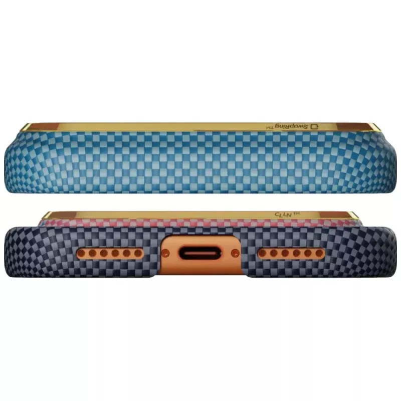 PITAKA Edge Case California Dream 04 Sunset für iPhone 17 Pro Max – Ultradünne Aramidfaser-Rückseite mit MagSafe