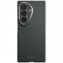 PITAKA Edge Case für Samsung Galaxy Z Fold 8 Ultra – Aramidfaser-Schutzhülle, Schwarz/Grau (Overture Black)