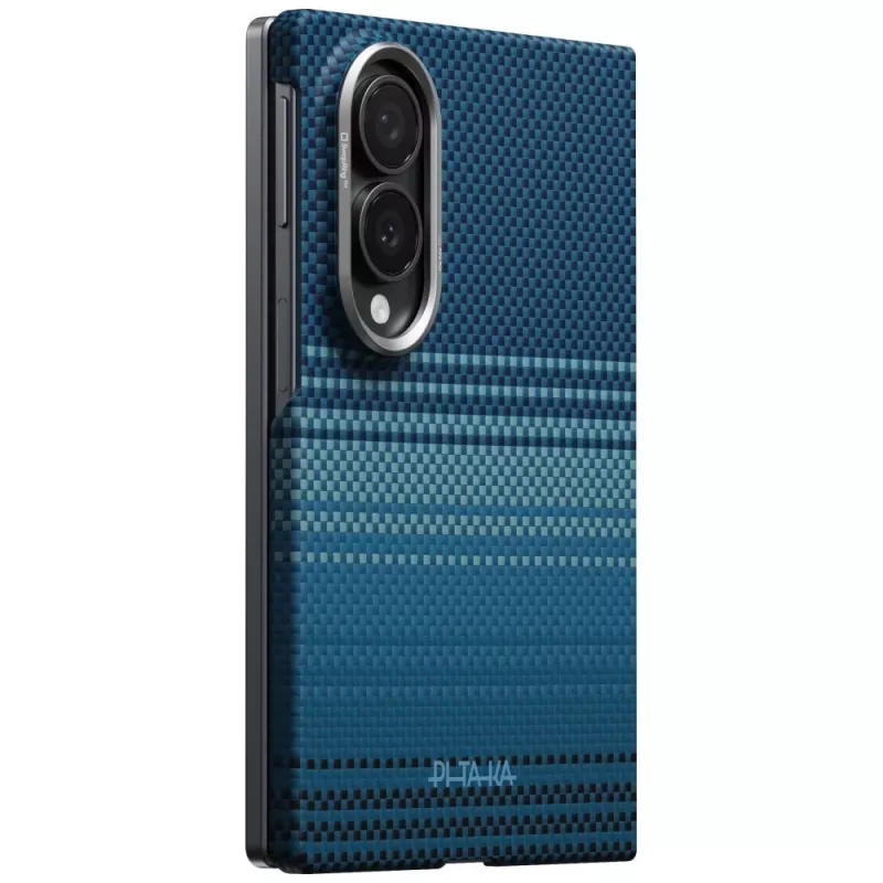 PITAKA Edge Case für Samsung Galaxy Z Fold 8 - Moonrise - 1500D Aramidfaser, MagSafe-kompatibel, ultra-slim Snap-On-Hülle