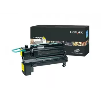 Lexmark C792X2YG Gelbe Tonerkartusche mit extra hoher Reichweite