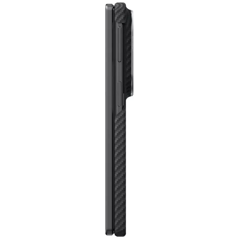 PITAKA Edge Hülle für Samsung Galaxy Z Fold8 - Schwarz/Grau Aramidfaser MagSafe-kompatibel