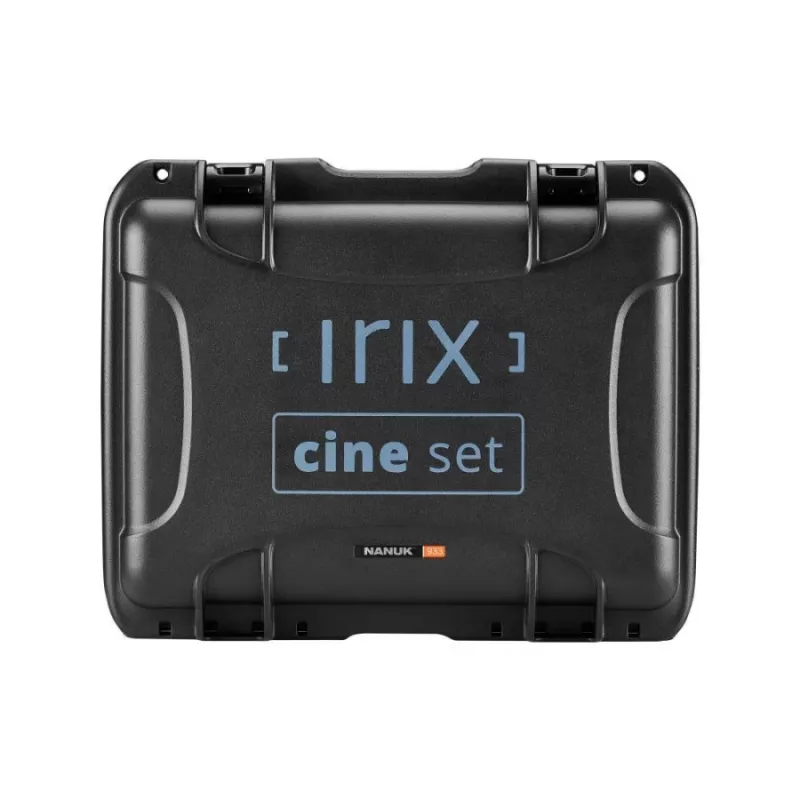 Irix Cine Directors Set Fuji X Metrisch (4-Objektiv-Kit: 21mm T1.5, 30mm T1.5, 45mm T1.5, 150mm T3.0 Makro 1:1, Hartschalenkoffer)