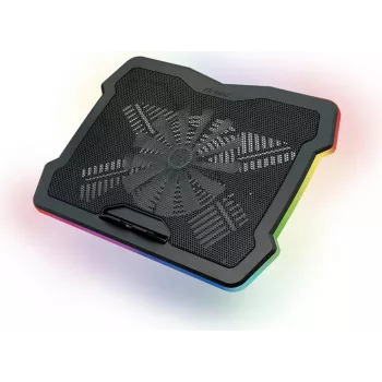 Antec HyperFlow RGB Notebook-Kühlpad für Laptops bis 17,3 Zoll mit zwei 140-mm-Lüftern