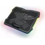 Antec HyperFlow RGB Notebook-Kühlpad für Laptops bis 17,3 Zoll mit zwei 140-mm-Lüftern