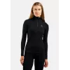 ODLO Damen Merino 200 Thermoshirt - Schwarz, XS