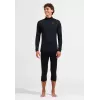 ODLO Merino 200 BL Top Turtle Neck LS Half Zip Herren Thermounterwäsche - Schwarz - XXL