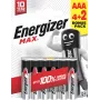 Energizer Max AAA Alkaline-Batterien, 1,5 V, 6er-Pack (4+2)