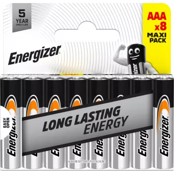 Energizer Everyday AAA/LR03 Alkaline-Batterien, 8er-Pack (DHP8)