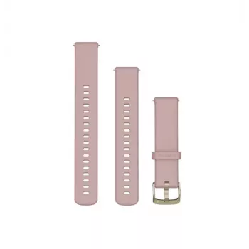 Garmin Quick Release 18 mm Silikon-Armband für Uhren, Powder Pink, 010-13256-03