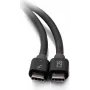 C2G 2,5 Fuß Thunderbolt 4 USB-C Kabel - 40Gbps, 100W PD, 8K, Schwarz