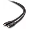 C2G 2,5 Fuß Thunderbolt 4 USB-C Kabel - 40Gbps, 100W PD, 8K, Schwarz