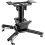 VALUE Schwere Projektor-Deckenhalterung, bis zu 45 kg, Schwarz