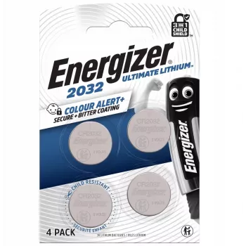 Energizer CR2032 3V Lithium-Knopfzelle, 4 Stk.