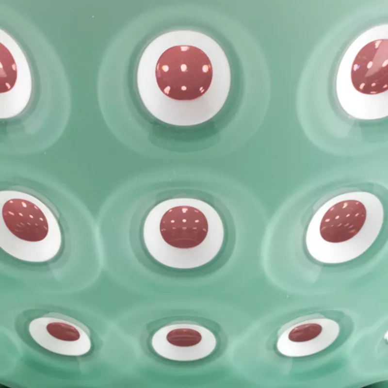 Guzzini Le Murrine 2er-Schüssel-Set 12 cm Matcha-Grün/Weiß/Mauve