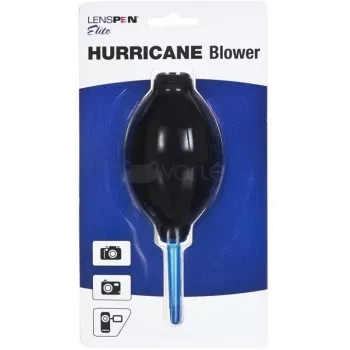 Lenspen HB-1 Luftgebläse für die optische Reinigung, Silikonball, kratzfeste Düse, Schwarz mit roter Spitze