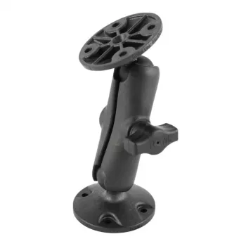 RAM Mounts B-Size Doppelkugelarm mit zwei runden Basen Montageset