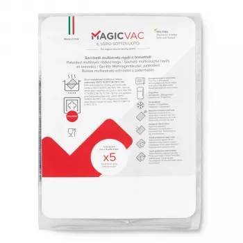 MagicVac 50 Vakuumierbeutel 40x50 cm – geprägt, BPA-frei, koch- und sous-vide-geeignet