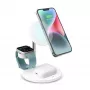 SBS TEWIRMAG3IN1 3-in-1 kabellose Ladestation mit MagSafe für iPhone, Apple Watch und AirPods
