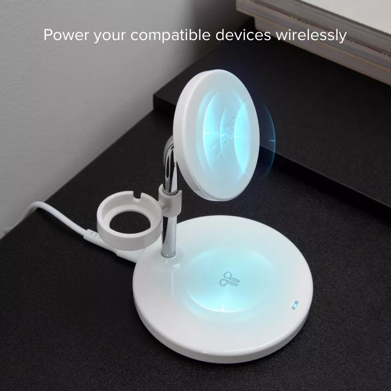SBS TEWIRMAG3IN1 3-in-1 kabellose Ladestation mit MagSafe für iPhone, Apple Watch und AirPods