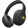 JAZ TEJZHEADMTVK On-Ear Stereo-Kopfhörer mit Mikrofon, faltbar, Schwarz