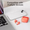 SBS TEEARTWSGOPODSR True Wireless Stereo Ohrhörer mit Ladecase, Bluetooth 5.0, Touch Control, Rot