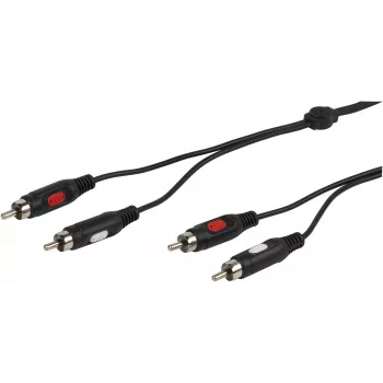 Vivanco Audiokabel 2xRCA auf 2xRCA 1.5 m (VVA2RCA15MMK)