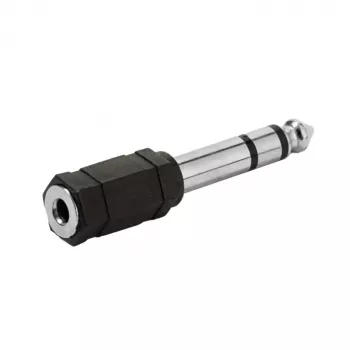 Vivanco VVAJACKAD35F63M 3,5-mm-Klinkenadapter (Buchse auf Stecker) Stereo