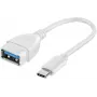 Vivanco USB-C-auf-USB-A-3.0-Adapter 10 cm, weiß (VVITUSBTY3FM01W)