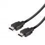 Vivanco VVVHDMI25MMK High Speed HDMI-Kabel mit Ethernet 2,5m 4K 60Hz 18Gbps ARC HEC 3D HDCP 2.2 HDR vergoldet Schwarz