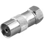 Vivanco Adapter F-Stecker auf Koaxialbuchse (VVSATCOAXSATMF)