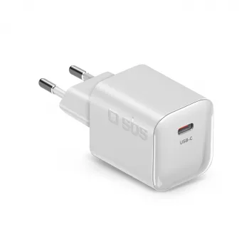 SBS 20W USB-C PD Wandladegerät - Weiß