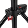 Manfrotto 1004BAC-3 Luftgefederter 4-Sektionen Lichtstativ-Set (3er-Pack, Schwarz)