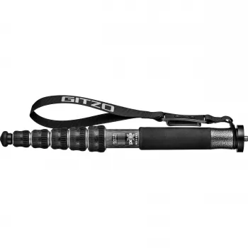Gitzo GM2562T Traveler Series 2 Carbon Fiber Einbeinstativ, 6 Segmente, max. Höhe 142 cm, Belastung 12 kg, Schwarz